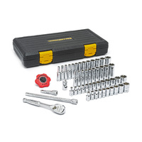 GearWrench 51 Piece 1/4" Dr 120XP Standard & Deep SAE/Metric Mechanics Tool Set 80300P