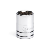 GearWrench 1/2" 3/8"Dr 6 Pt Standard SAE Socket 80354