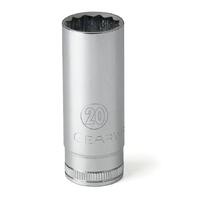 GearWrench 11/16" 1/2"Dr SAE 12 Pt Deep Socket 80776