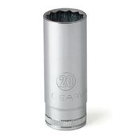 GearWrench 27mm 12 Point 1/2" Drive Metric Deep Socket 80824