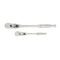 GearWrench 1/4" & 3/8"Dr 90T Dual Material Locking Flex Head Teardrop Ratchet Set 81274T