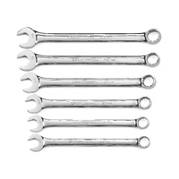 GearWrench 6 Piece 12 Point Long Pattern Combination Metric Wrench Set 81922
