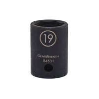 GearWrench 8mm 6 Point 1/2" Drive Standard Impact Metric Socket 84520N