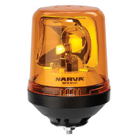 Narva Bolt Mount Base Rotating Amber Warning Light