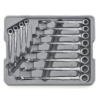 GearWrench 12 Pc 12 Point XL X Beam Combination Ratcheting Wrench Set 85888