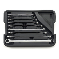 GearWrench 9 Piece 12 Point XL GearBox Double Box Ratcheting SAE Wrench Set 85998