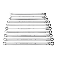 GearWrench 10 Pc Ratcheting XL Flex GearBox Wrench Set Metric 86126