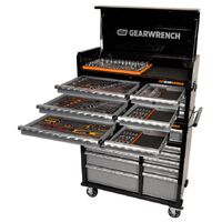 GearWrench 234 Piece Combination Tool Kit 42" Tool Chest & Roller Cabinet Trolley 88927