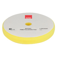 Rupes 180mm Big Foot Yellow Fine Rotary Foam Polishing Pad (2pk) 9.BR200M
