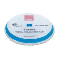 Rupes 150/170mm Big Foot Blue Coarse Wool Polishing Pad (2pk) 9.BW180H