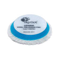 Rupes 50/65mm Big Foot Blue Coarse Wool Polishing Pad (4pk) 9.BW70H