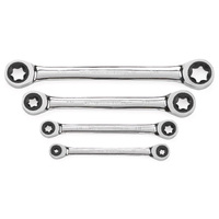 GearWrench 4 Piece Double Box Ratcheting E-Torx Wrench Set 9224D