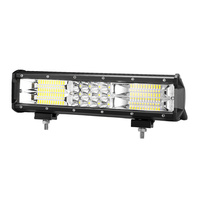 LIGHTFOX 12inch LED Light Bar Spot Flood Driving Offroad Lamp for Truck ATV 4WD
