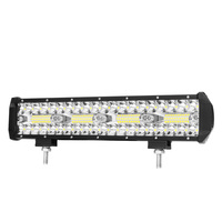 LIGHTFOX 12inch LED Work Light Bar Work Driving Lamp Combo OffRoad 4WD