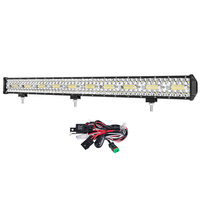 LIGHTFOX 28inch CREE LED Light Bar Spot Beam Triple Row Work Driving Lamp 4WD 28"