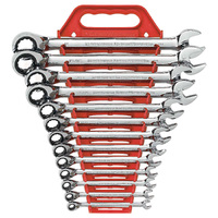 GearWrench 13 Pc Reversible Ratcheting Wrench Set AF 9509N