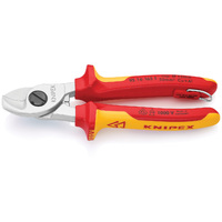 Knipex 165mm 1000V Tethered Cable Shears 9516165TBK