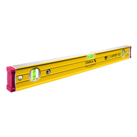 Stabila 1200mm Magnetic Box Frame Ribbed Level 3 Vial Trade with Non Slip End Caps 96-2-M/120