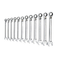 GearWrench 12 Pc Reversible Combination Ratcheting Wrench Set Metric 9620N