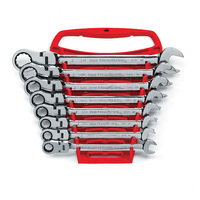 GearWrench 8 Piece Flex Combination Ratcheting Wrench Set AF 9701