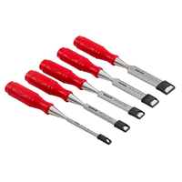 Bahco 5 Piece Chisel Set with Polypropylene Handle 9883
