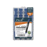 Pica Visor 991 Permanent Marker Refills - Blue (4 Leads) 991/41