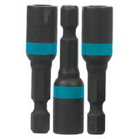 Makita IMPACT-X 1/4 x 45mm Magnetic Nutsetter - 3PC A-97645