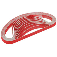 Geiger 10mm 80 Grit Ceramic Sanding Belts (10 Pack) AB2700-80CP