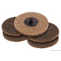 Geiger 75mm Quick-Lock Abrasive Disc Pack (Brown) AB75BROWNP
