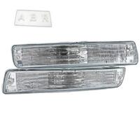 Front Indicator Lights Fits Toyota Landcruiser 80-Series Clear Crystal FJ80 Pair