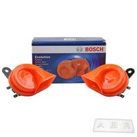 Bosch evolution fanfare twin horn set orange 12v 410hz/510hz for car suv truck
