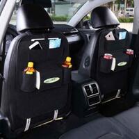 2 x car seat back organiser multi pocket storage bag travel organizer holder