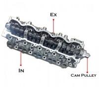 Cylinder head valves +cam fits mazda/ford/bravo/courier b2500 2.5l wl wl-t