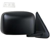 Front right black manual door side mirror for nissan patrol gu y61 1997-2004