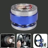 Universal fit steering wheel quick release hub adapter snap off boss kit