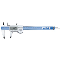 ACCUD 150mm Coolant Proof Dual Scale IP67 Digital Caliper AC-112-006-12