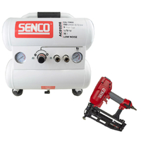 Senco 16L Double Tank Compressor and 32-65mm Brad Finishing Nail Gun AC20216+FIP16XP