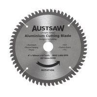 Austsaw 160mm 60T Aluminium Blade Triple Chip - 20/16mm Bore ALYC1602060