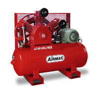 Airmac 415v 7.5hp Oil Free Piston Air Compressor Set T40-OF
