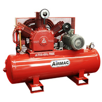 Airmac 415V 10hp Oil Free Piston Air Compressor Set T55-OF