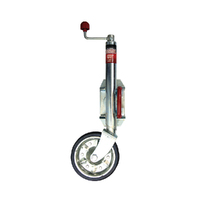Jockey Wheel 8" Swingl with Bolt, Weld Clamp 350kg