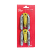D Shackle 12mm Galvanised 2T x2