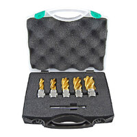 Holemaker Uni Shank Gold Series 5 Cutter Piece Set Metric Short ATSET-A