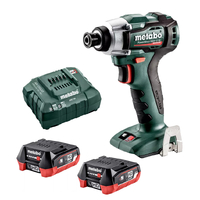 Metabo 12V 1/4" Brushless Impact Driver PowerMaxx 4.0Ah Kit AU60111540