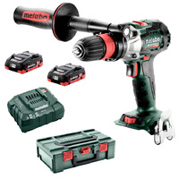 Metabo 18V 65-130Nm Tapper/Drill 4.0ah Set GB 18 LTX BL Q I MB 4.0 K AU60236200