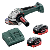 Metabo 18V 125mm Angle Grinder Quick 5.5Ah LiHD Kit WB Q AU61307755