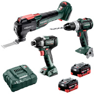 Metabo 18V Brushless 3 Piece 5.5ah Set MET18BL3SB2HD5.5CV AU68300750