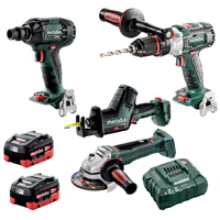 Metabo 18V 4 Piece 5.5Ah Combo AU68400250