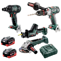 Metabo 18V 4 Piece 5.5Ah Combo AU68400350