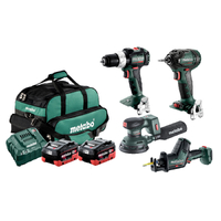 Metabo 18V Brushless 4 Piece 5.5Ah Combo AU68401555
